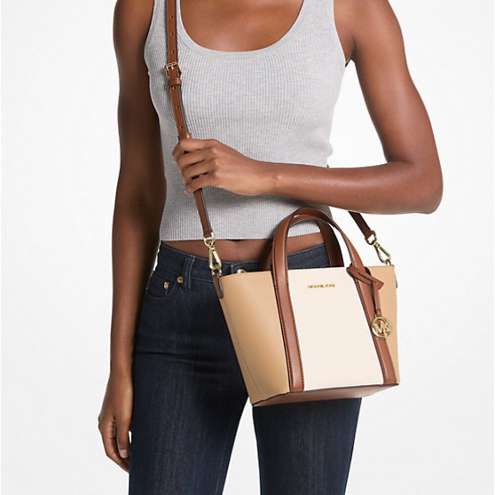$108 NWT MICHAEL MICHAEL KORS Small Color-Block Tote Bag